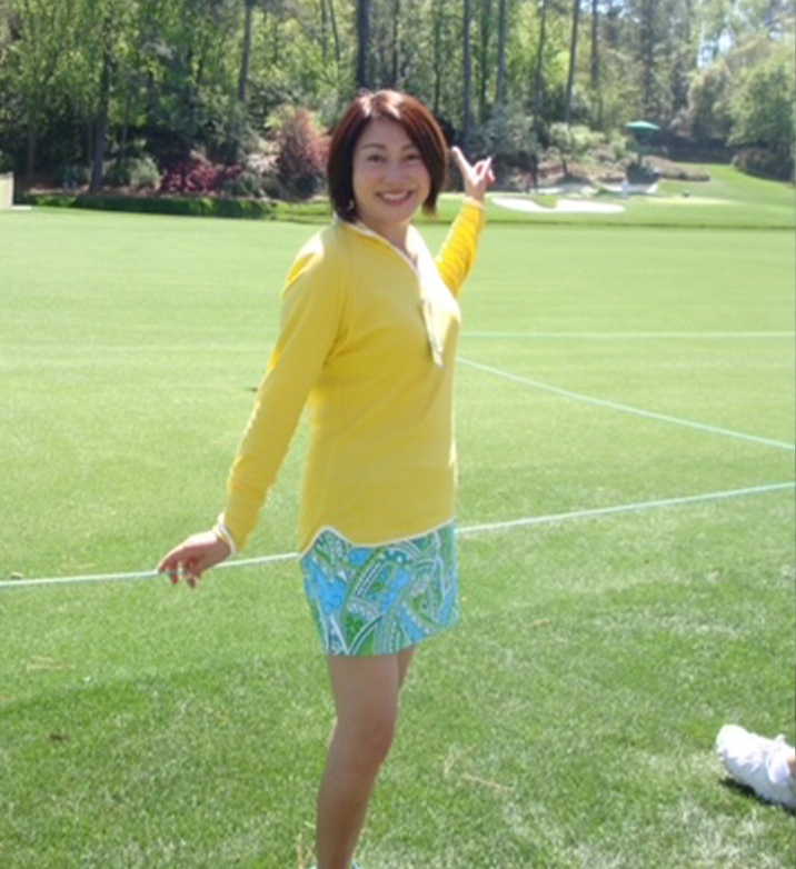 小山 佳恵さんインタビュー中の写真