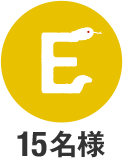 E 15名様