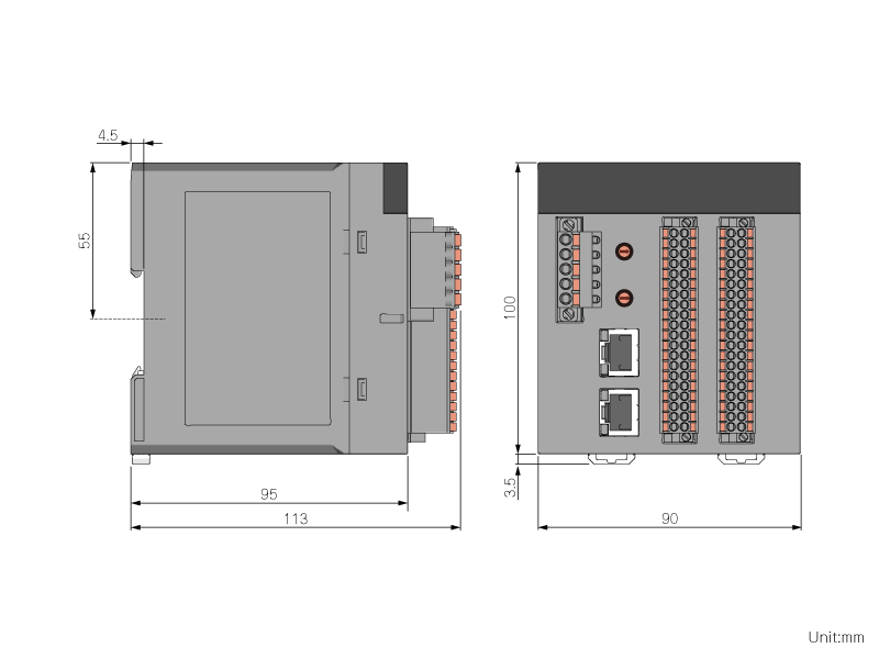 NZ2GFSS2-32D ダウンロード(外形図・CAD) シーケンサ MELSEC