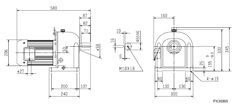 GM-DP 2.2kW 1/100 仕様 ギヤードモータ 仕様から探す｜三菱電機 FA