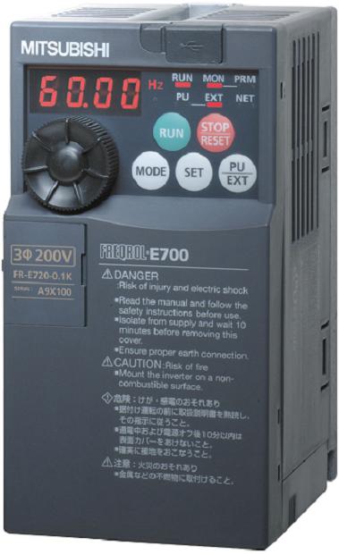 FR-E710W-0.1K 特長 インバータ FREQROL 仕様から探す｜三菱電機 FA