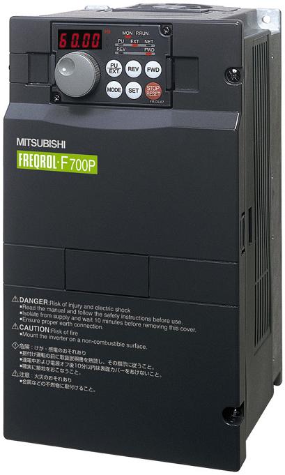 ファン・ポンプ用インバータ FREQROL-F700Pシリーズ 三相200V 特長