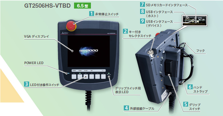 新品 MITSUBISHI/三菱 GT2310-VTBD タッチパネル 保証付き-