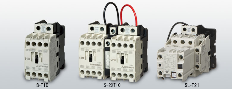 舗 <br>三菱電機<br>形名：S-T20BC AC100V  2A<br>電磁接触器<br>動作方式：非可逆式<br>フレーム：T20<br>コイル定格電圧：100V<br>補助接点：2a 