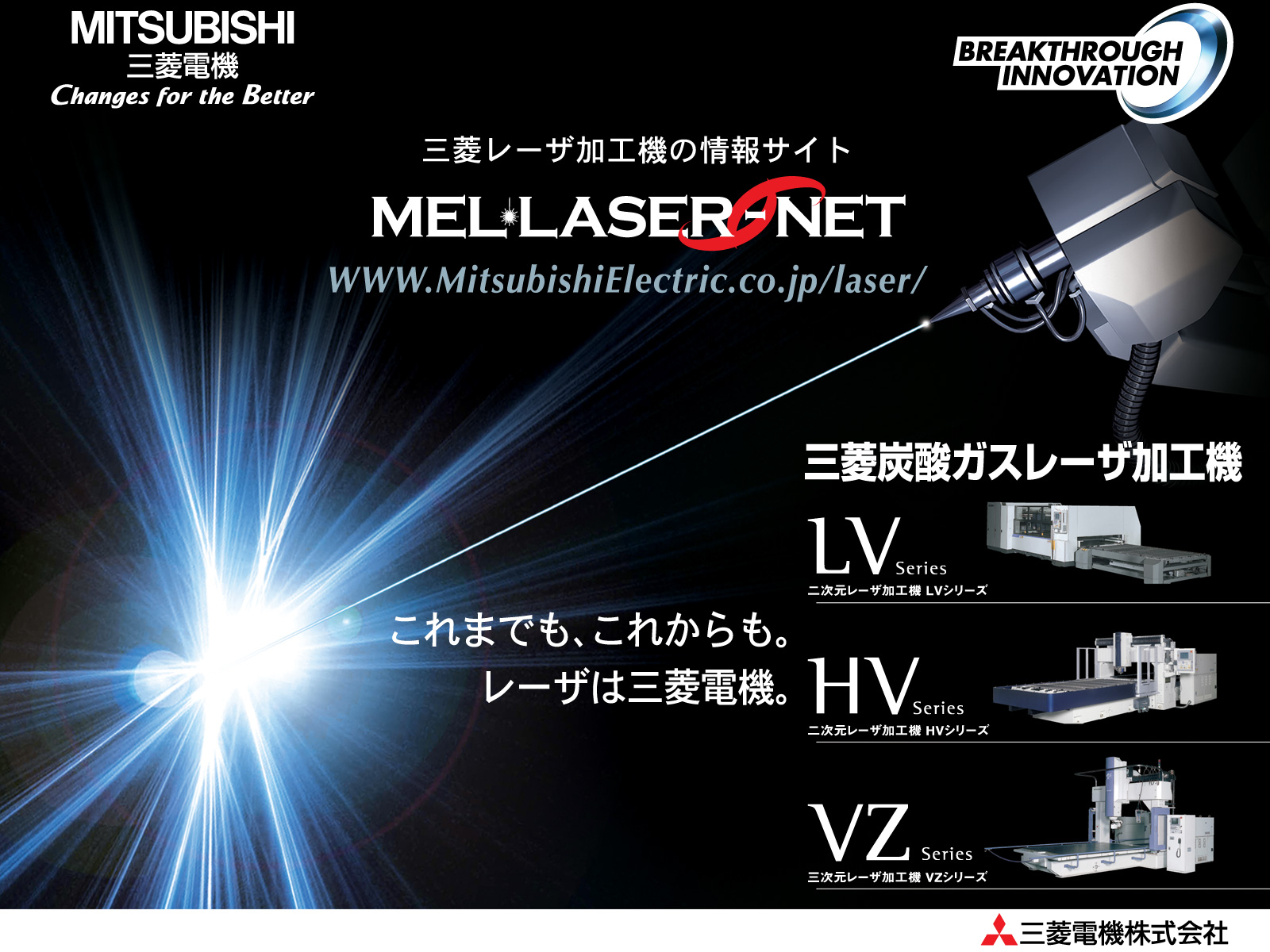 壁紙 動画集 製品特長 レーザ加工機 Mellaser 三菱電機 Fa