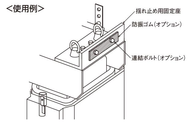 アングル用揺れ止め金具 略称 ユレドメカナグ 配電用モールド変圧器 製品特長 配電用変圧器 三菱電機 Fa