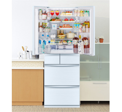 三菱 5ドア冷凍冷蔵庫 MR-WX52G-C1 - キッチン家電